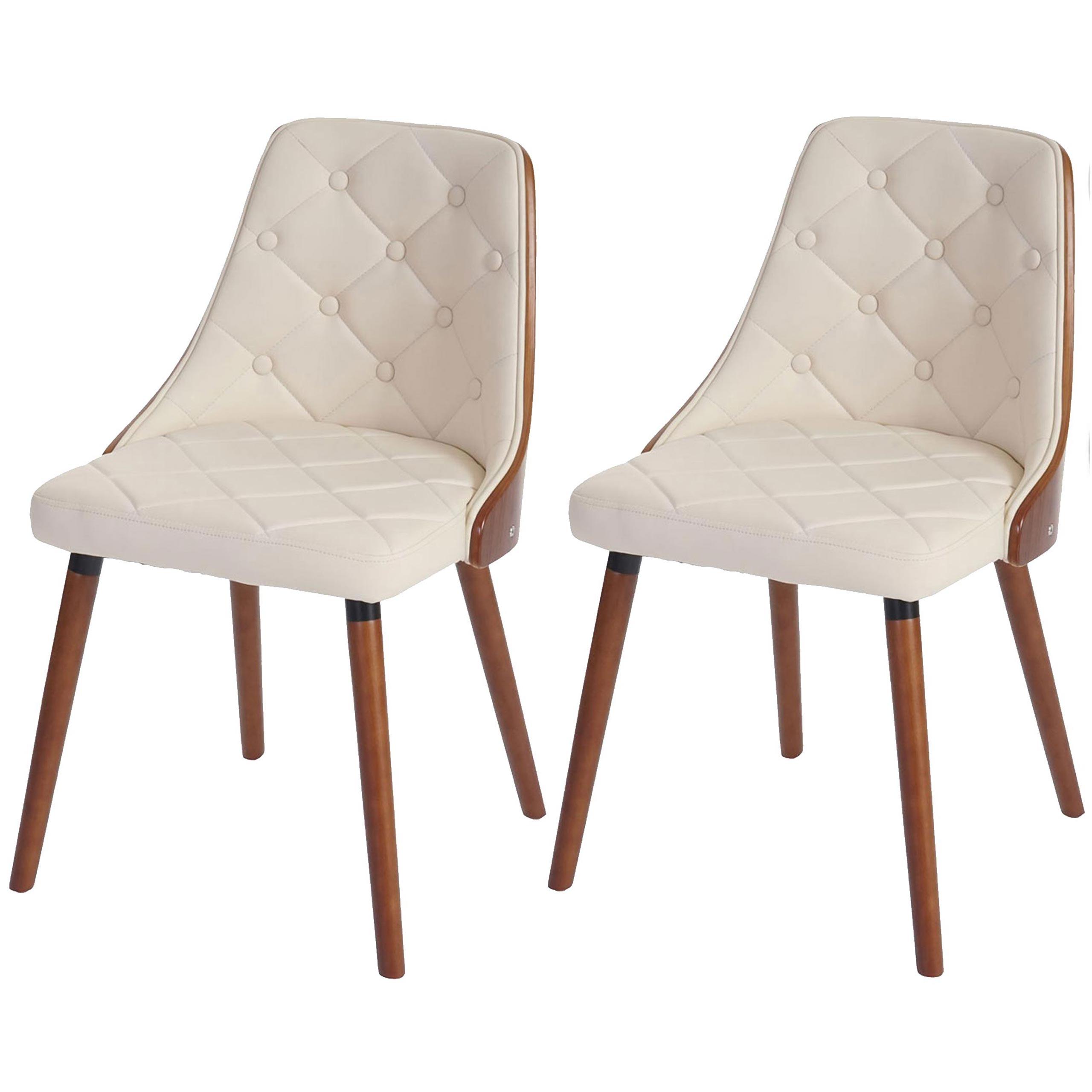 ESSZIMMERSTUHL Beige 2er-Set - Beige/Creme, Textil (50/82/53cm) - MCW