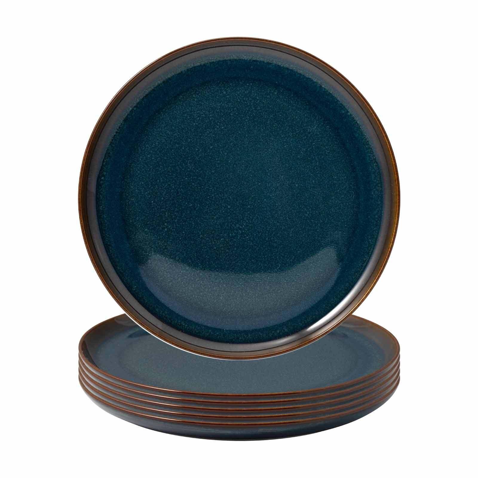FRÜHSTÜCKSTELLER Crafted Denim ø 21 cm 6er Set - Dunkelblau, Keramik (21cm) - like.Villeroy & Boch