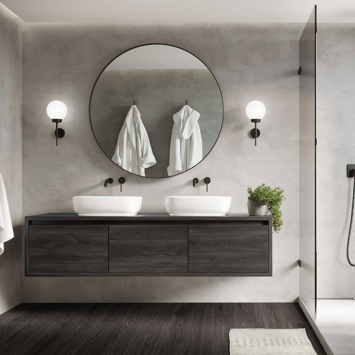 VINYLBODEN selbstklebend 2,23m²/16 Dielen Eiche dunkelgrau - Dunkelgrau, Kunststoff (91.5/15.3/0.2cm) - ML-DESIGN