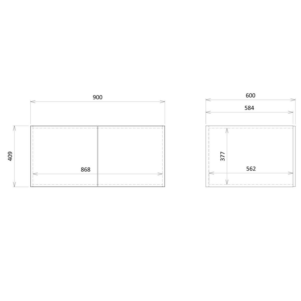 DREHTÜRENSCHRANK Largo mit Aufsatz, 2 Türen und 2 Schubladen, für Jugendzimmer, 90 cm, Kaschmir - Kaschmir, Holzwerkstoff (90/236/60cm) - Beautysofa