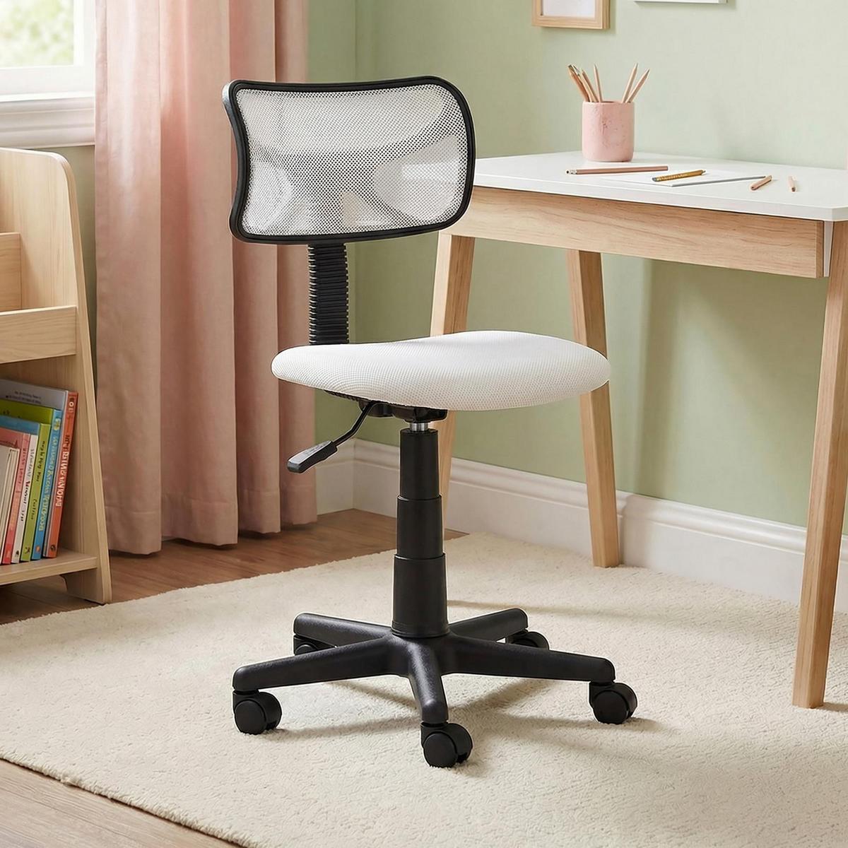 KINDERDREHSTUHL MILAN - Weiß, Kunststoff/Textil (42/85/48cm) - IDIMEX