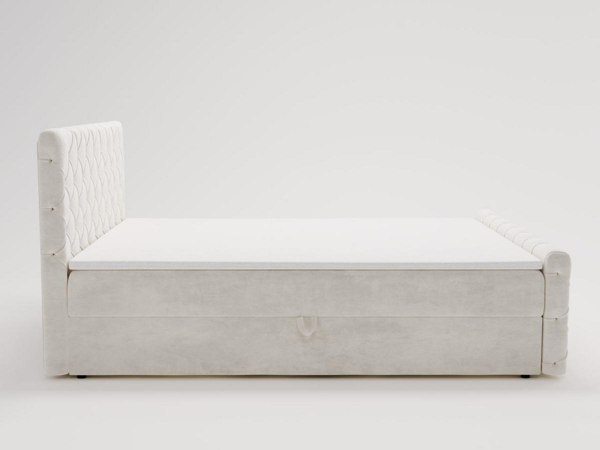 BOXBETT Lunaris 140x200 Creme - Creme, Holz/Textil (140/200cm) - Graingold