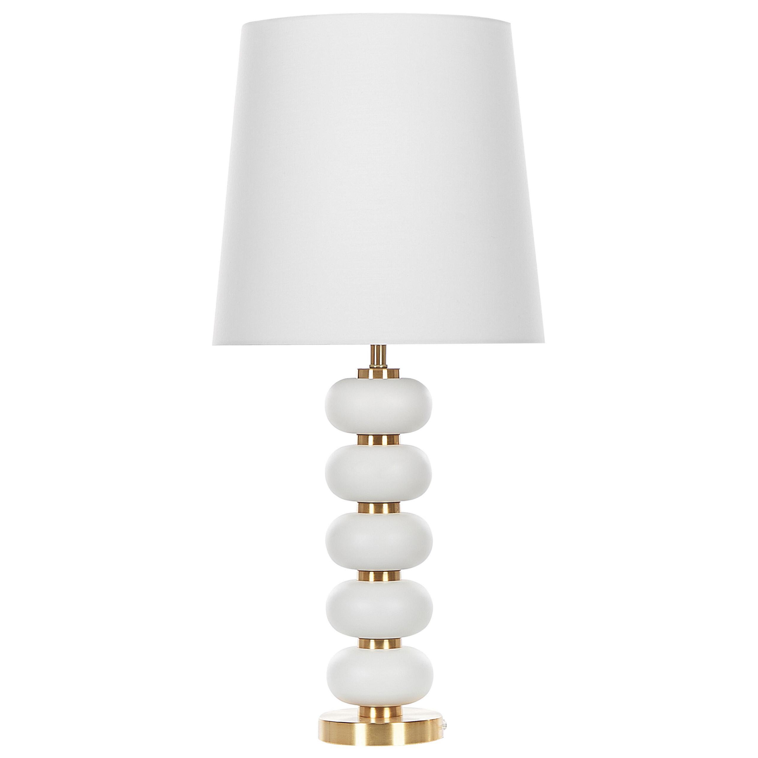 TISCHLAMPE Frio 37/37/80 cm - Weiß, Metall (37/37/80cm) - Beliani
