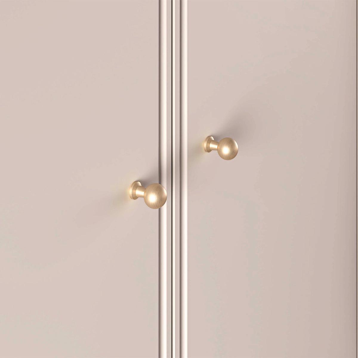 KLEIDERSCHRANK 2 Türen Sélène Kaschmir - Kaschmir, Holzwerkstoff (89/190/53cm) - Petits-meubles