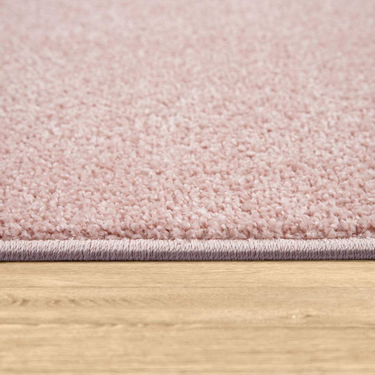 KURZFLORTEPPICH Waschbar, einfarbig, Rosa, 60 x 100 cm - Rosa, Textil (100/60cm) - KADIMA DESIGN