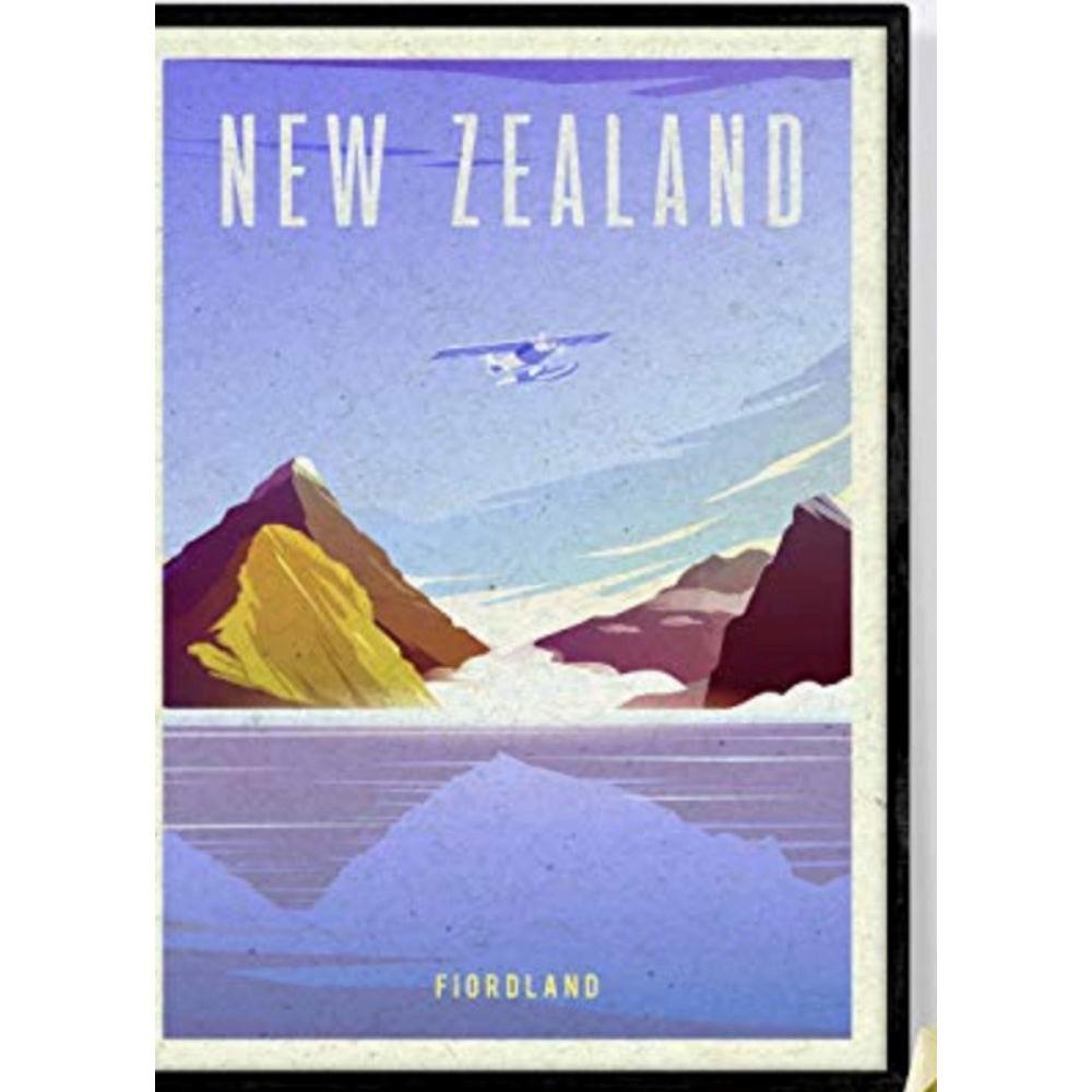 POSTER Neuseeland Stadtfarben A3 Rahmenlos - Klar, Papier (29.7/5/42cm) - Nacnic