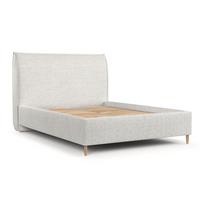 POLSTERBETT Mira 120/200 cm Creme im Neve Stoff - Creme/Naturfarben, Holz/Holzwerkstoff (120/200cm) - AltaBeds