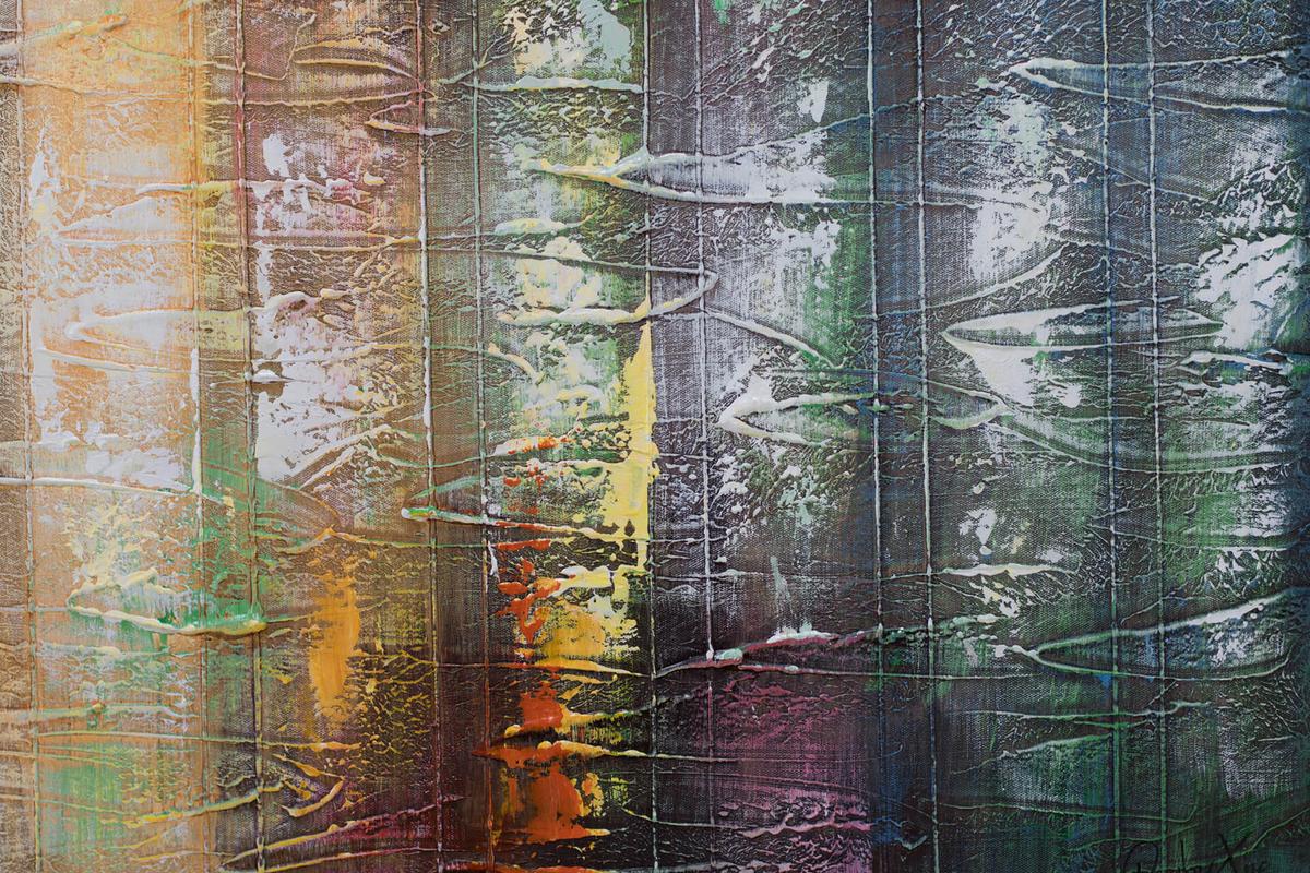 ÖLGEMÄLDE 120/60 cm - Multicolor, Holz/Textil (120/60cm) - KUNSTLOFT
