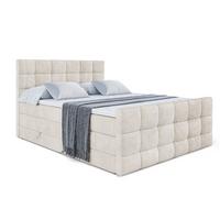 BOXSPRINGBETT APO-Z KING - 180 x 200 - H3/H4 - Ecru - Beige, Holzwerkstoff (180/200cm) - ALTDECOR