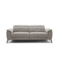 SOFA AVENA 3-Sitzer, taupe - Taupe, Holzwerkstoff/Textil (204/80/108cm) - Wozimo
