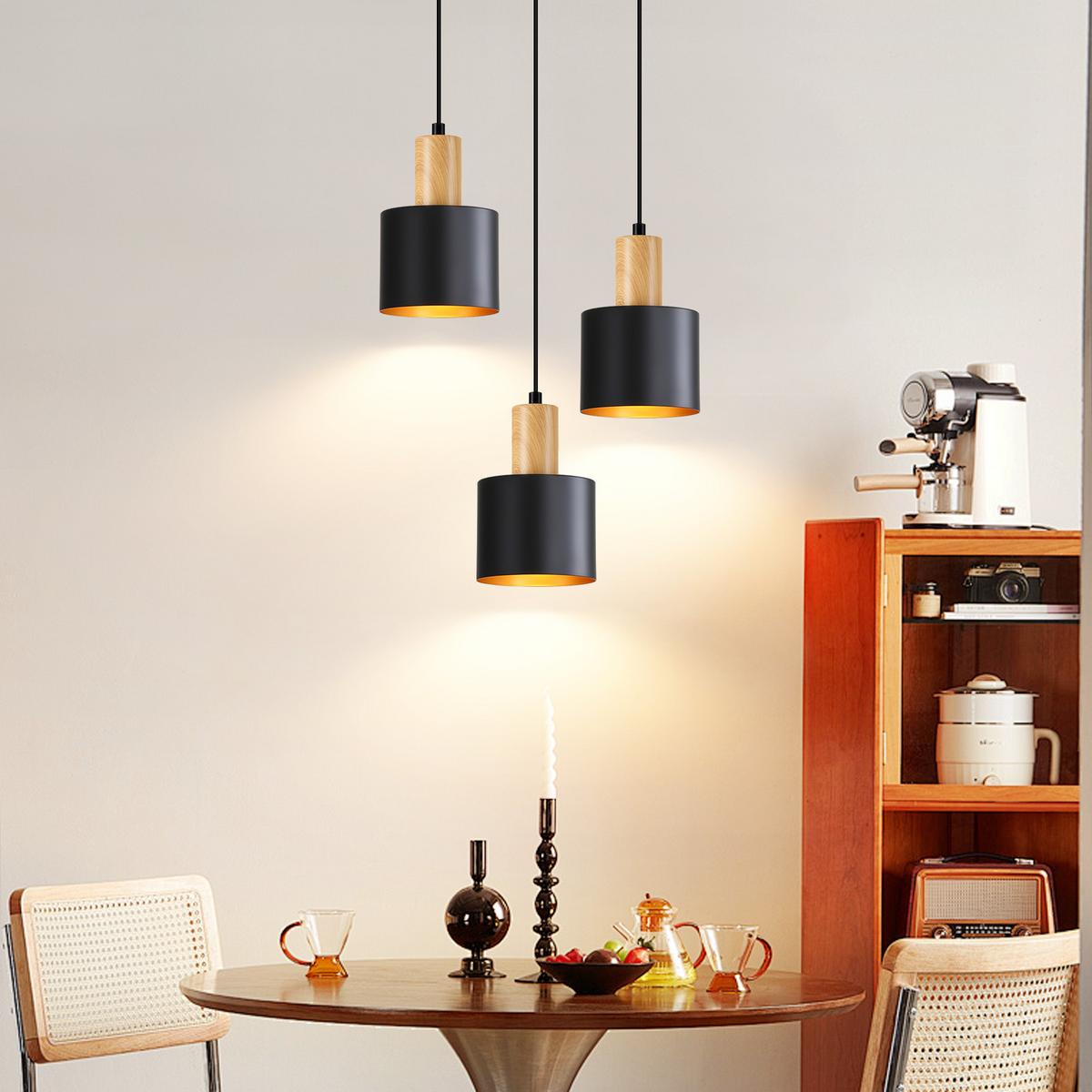 PENDELLEUCHTE Obiroq 22/12/173.5 cm - Schwarz, Metall (22/12/173.5cm) - ZMH
