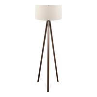 STEHLEUCHTE Newport - Creme, Holzwerkstoff/Textil (38/38/140cm) - lux.pro
