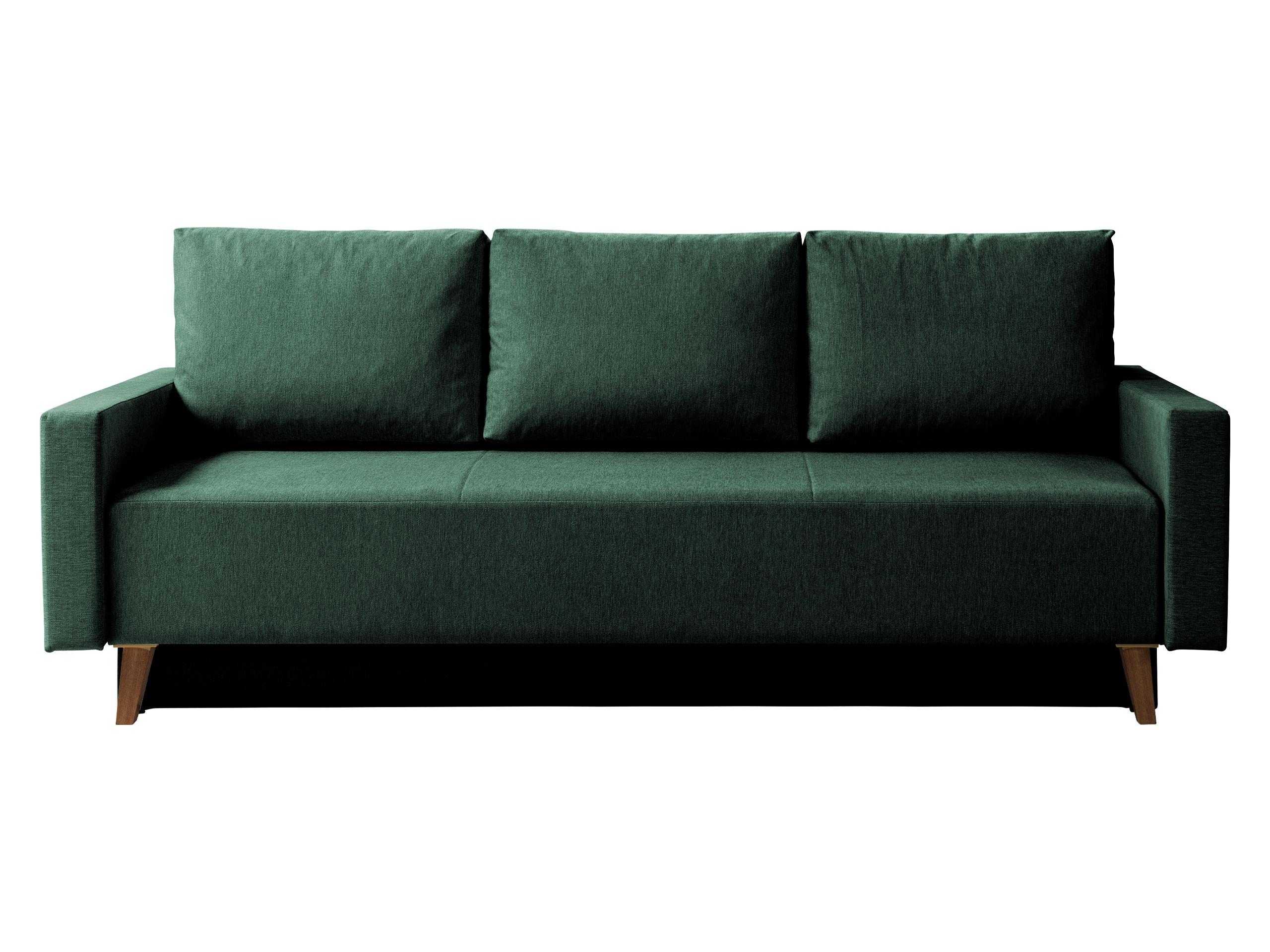 SCHLAFSOFA Oviedo - Grün, Holz/Kunststoff (215/86/95cm) - MIRJAN24