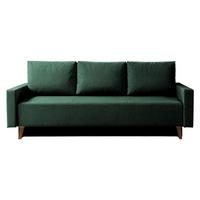 SCHLAFSOFA Oviedo - Grün, Holz/Kunststoff (215/86/95cm) - MIRJAN24
