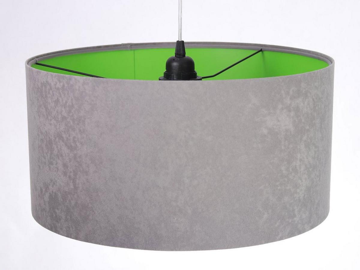 HÄNGELEUCHTE Grau 50/25 cm - Grau/Grün, Kunststoff (50/0.8/25cm) - ONZENO