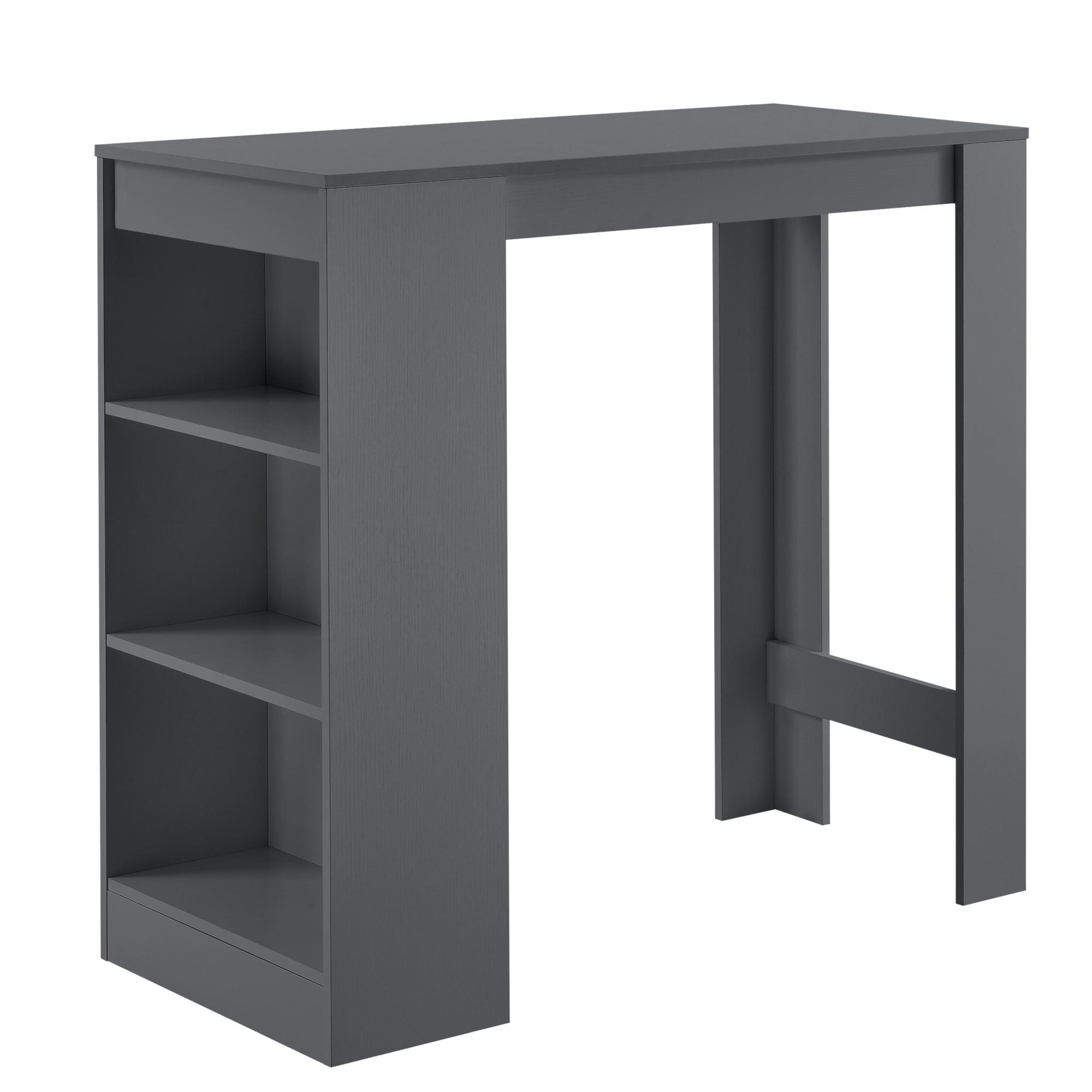 BARTISCH Kouvala - Dunkelgrau, Holzwerkstoff (50/110/103cm) - [en.casa]