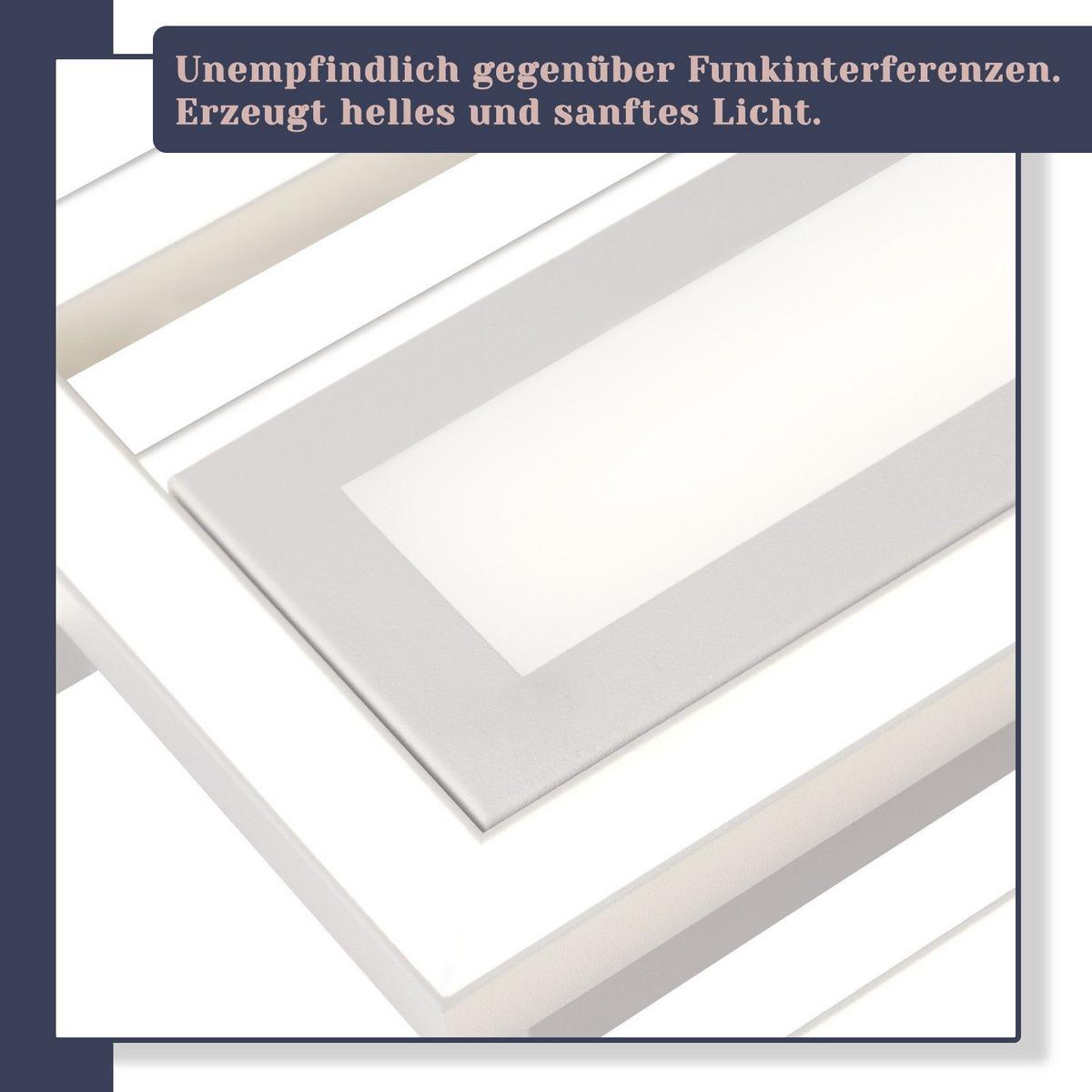 LED-DECKENLEUCHTE Mahan 17.2/95/5cm - Weiß, Metall (95/17.2/5cm) - Nettlife