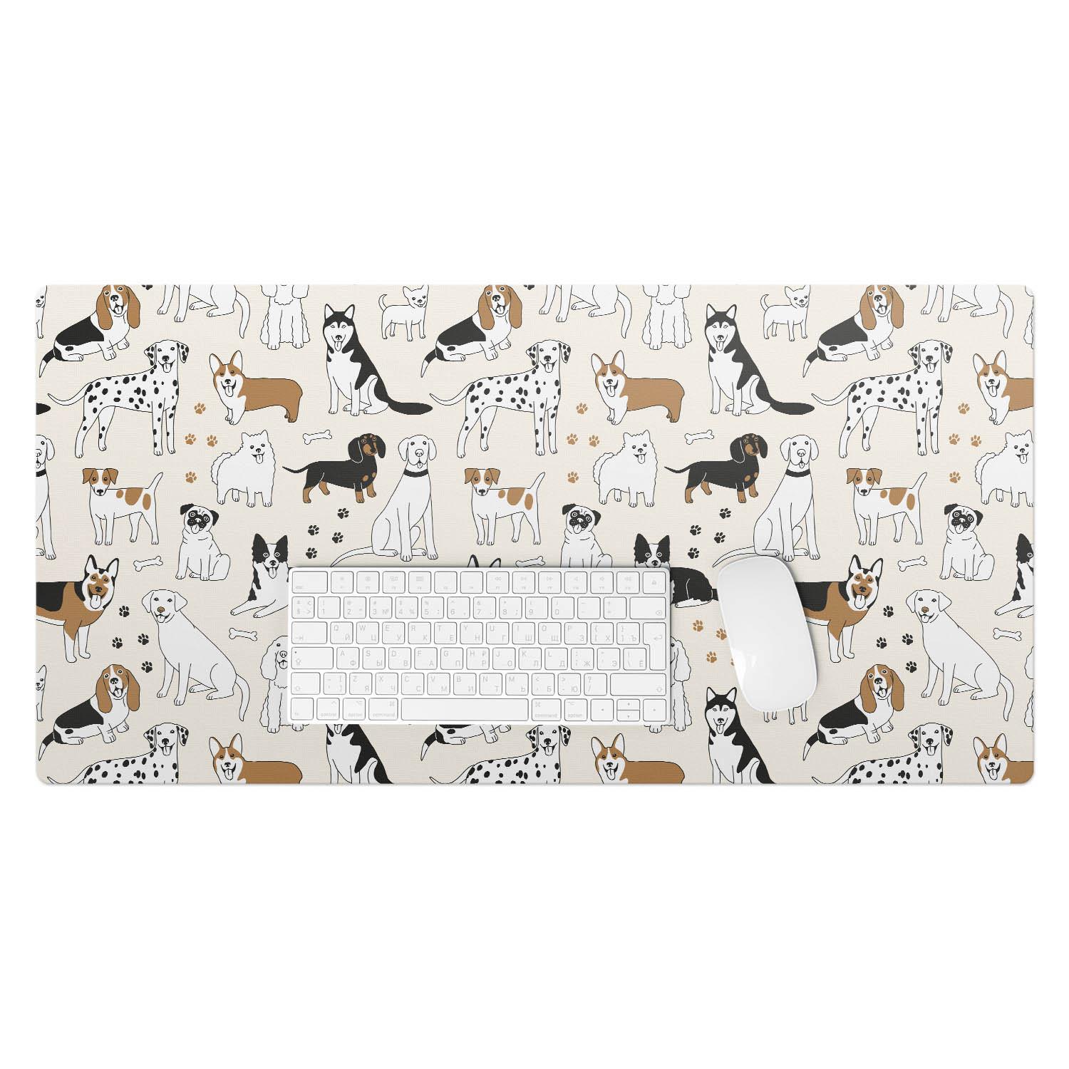 SCHREIBTISCHUNTERLAGE 90x45 cm Beige - Sandfarben, Kunststoff (90/45/1.6cm) - Wallfluent