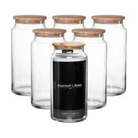 VORRATSGLÄSER Varu transparent 1,2 l 6er Set - Transparent, Glas (10/20/10cm) - Ritzenhoff Breker