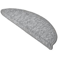 STUFENMATTE ProStair 56/20 cm Hellgrau 15tlg - Hellgrau, Textil (56/20/1cm) - Beautissu 