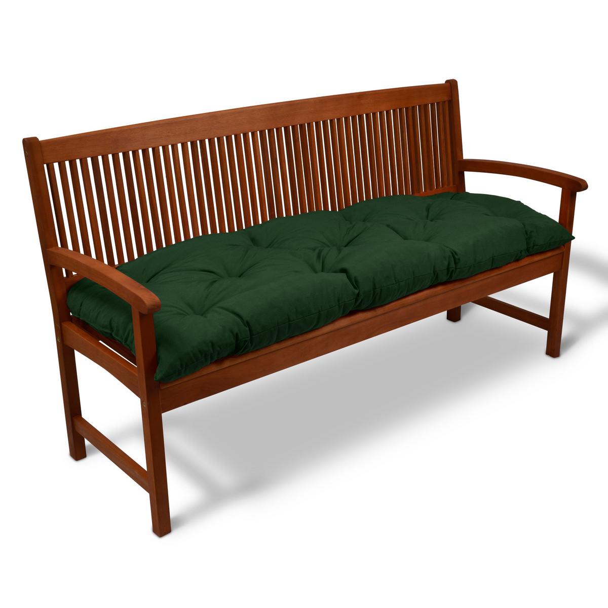 BANKPOLSTER Flair BK 180/50/8cm Dunkelgrün - Dunkelgrün, Textil (50/10/180cm) - Beautissu 