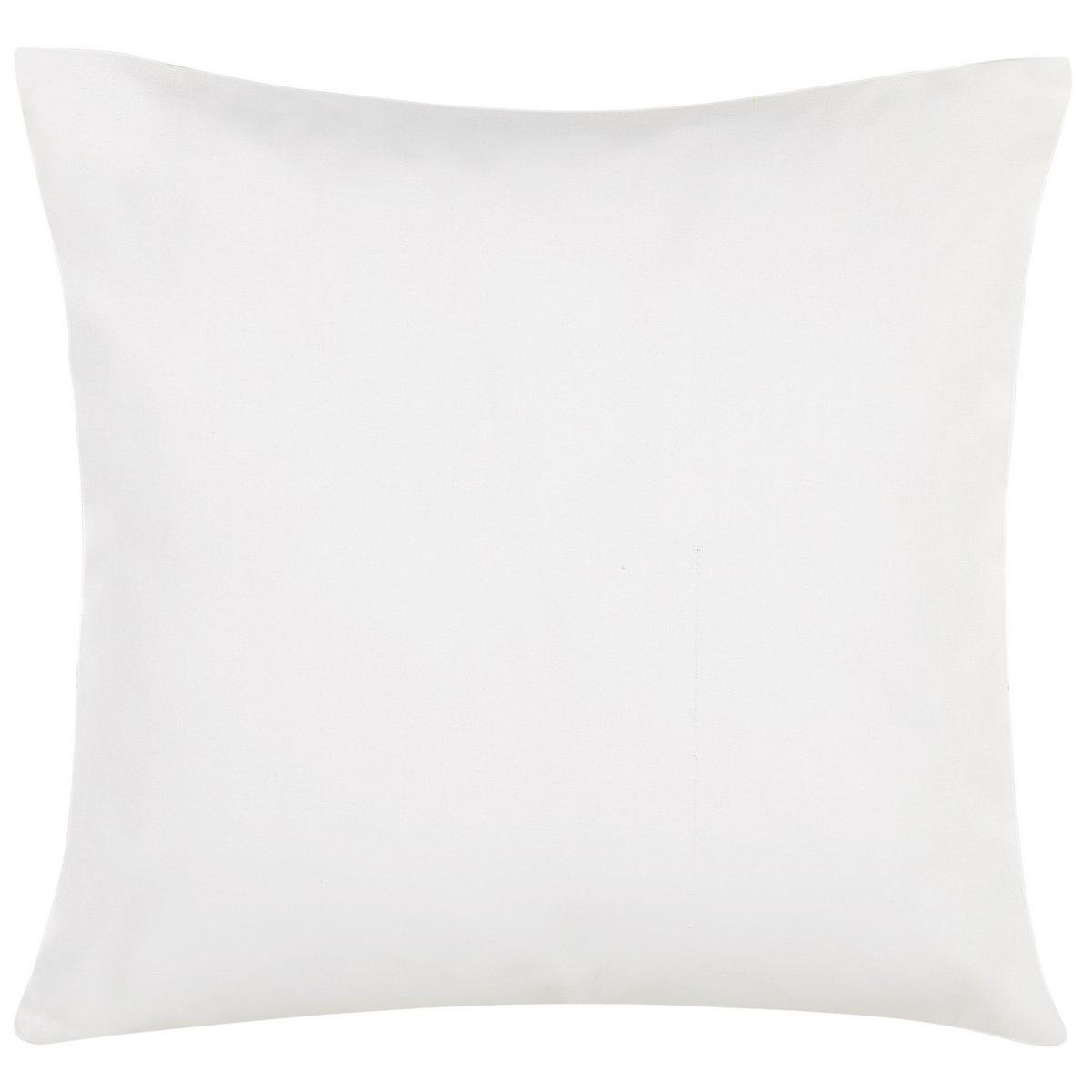 GARTENKISSEN 2er-Set Blättermotiv grün 45/45 cm Pavelli - Grün, Textil (45/45cm) - Beliani