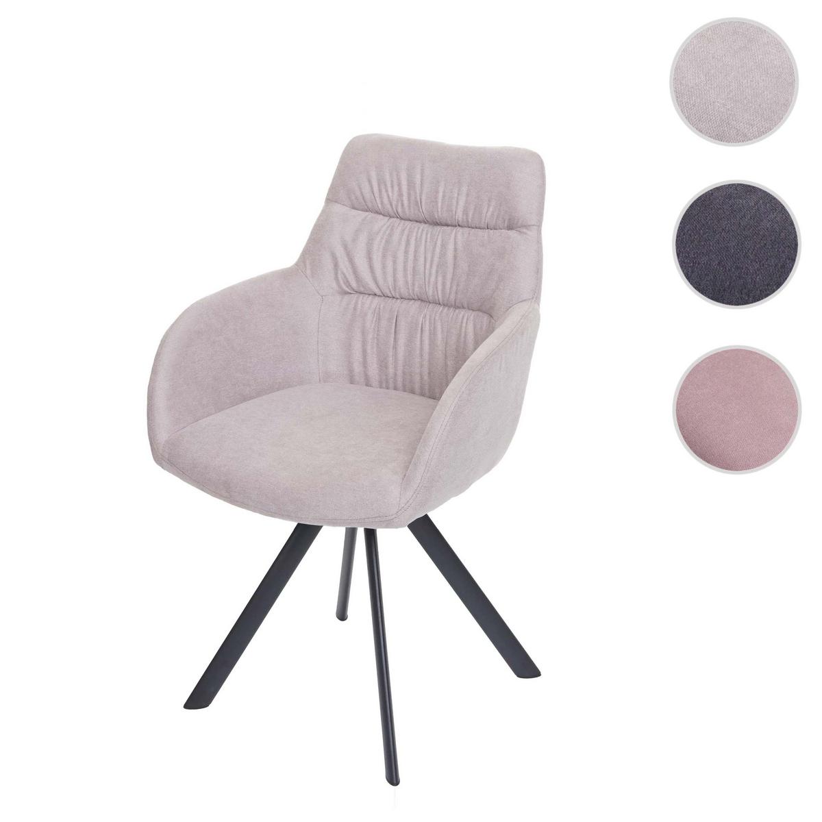 ESSZIMMERSTUHL Cremeweiß - Beige/Weiß, Textil (57/94/47cm) - MCW