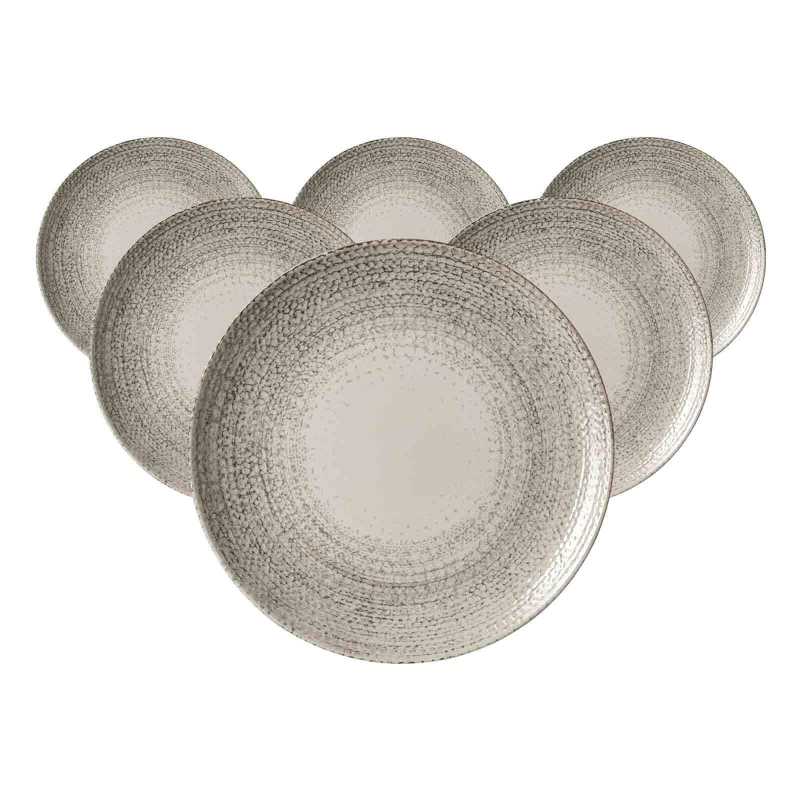 SPEISETELLER Rimini grau ø 26 cm 6er Set - Grau, Keramik (26cm) - Ritzenhoff Breker