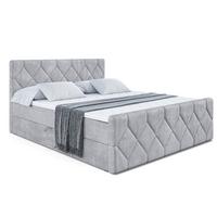 BOXBETT CATOR-Z - 180x200 cm - H3 - Hellgrau - Hellgrau, Holzwerkstoff (180/200cm) - ALTDECOR