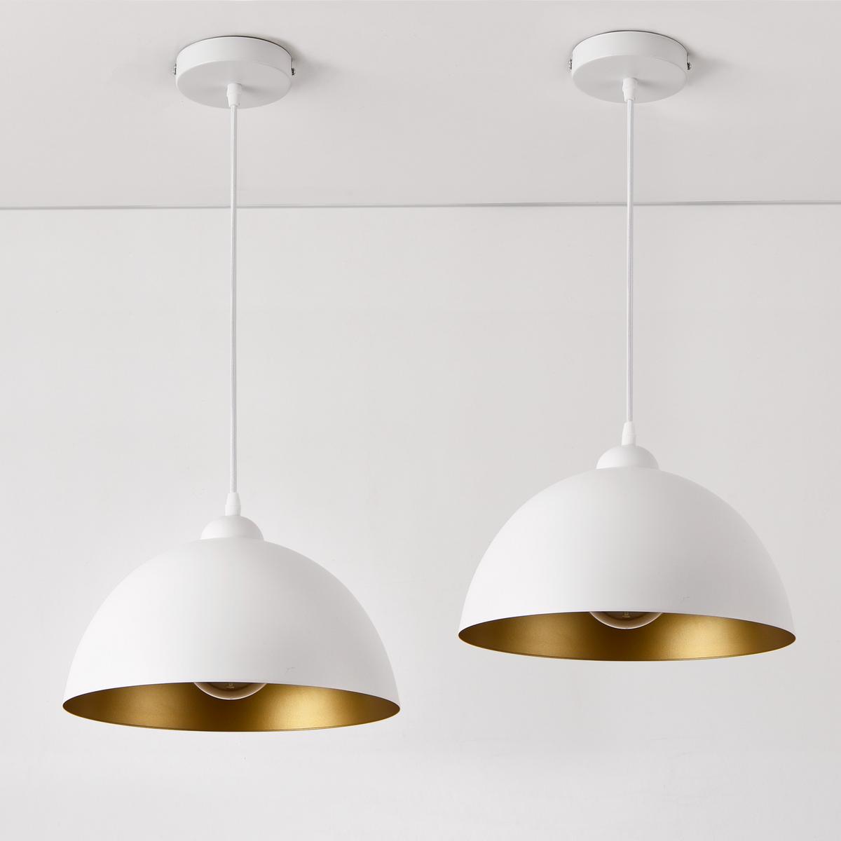 HÄNGELEUCHTE Toulon SET 2 -teilig - Weiß, Metall (30/30/145cm) - lux.pro