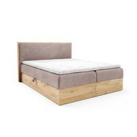 BOXBETT Roland - Rosa, Holzwerkstoff/Textil (140/200cm) - Fun Möbel
