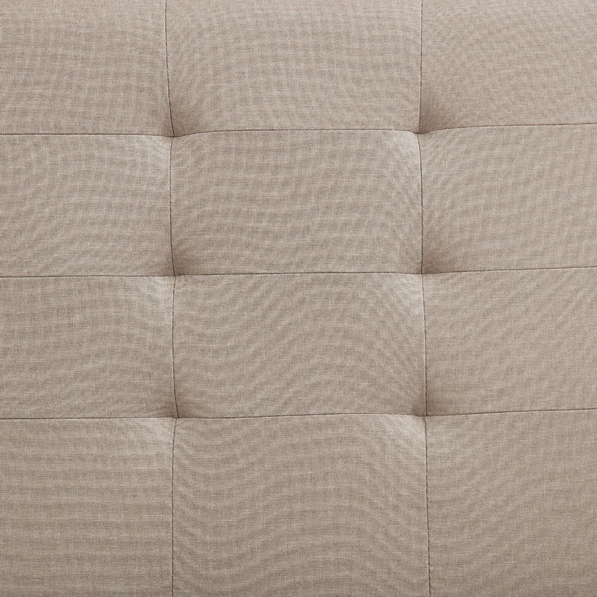 POLSTERBETT OHIO 90x200 cm beige - Beige, Textil (90/200cm) - CARO-Möbel
