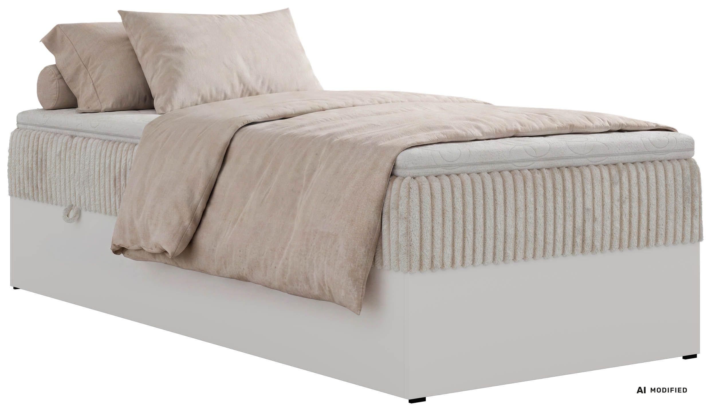 BOXBETT TRAVIT ZERO 90 90/200 - Beige Cord - Topper T25 - H4 - Beige/Schwarz, Kunststoff/Textil (90/200cm) - MKS