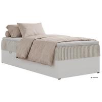 BOXBETT TRAVIT ZERO 90 90/200 - Beige Cord - Topper Visco - H4 - Beige/Schwarz, Kunststoff/Textil (90/200cm) - MKS