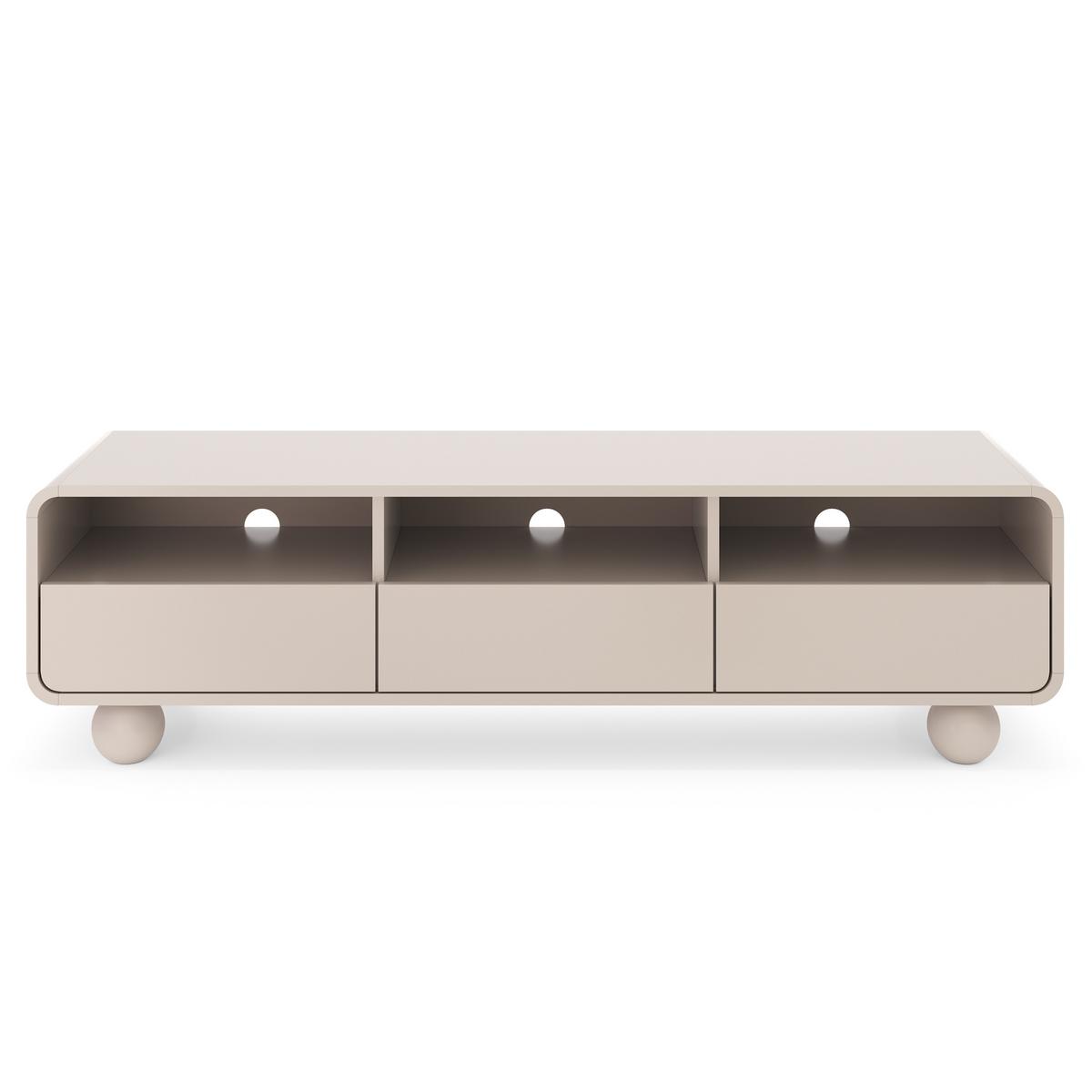 LOWBOARD TONDO 160/44/39 cm, Kaschmir - Kaschmir, Holzwerkstoff (160/44/39cm) - MASSENO