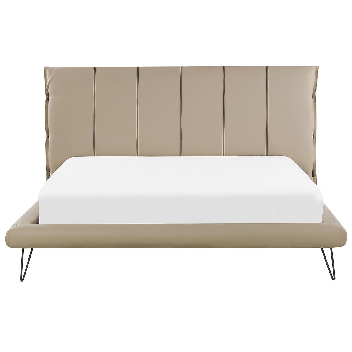 BETT 180/200cm Sandbeige Betin - Beige, Textil (180/200cm) - Beliani