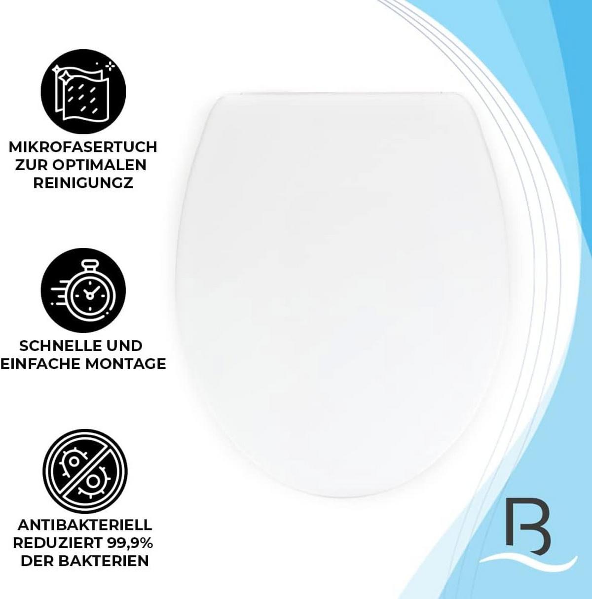 TOILETTENSIZT - Weiß, Kunststoff (37/5/46cm) - Bath4U