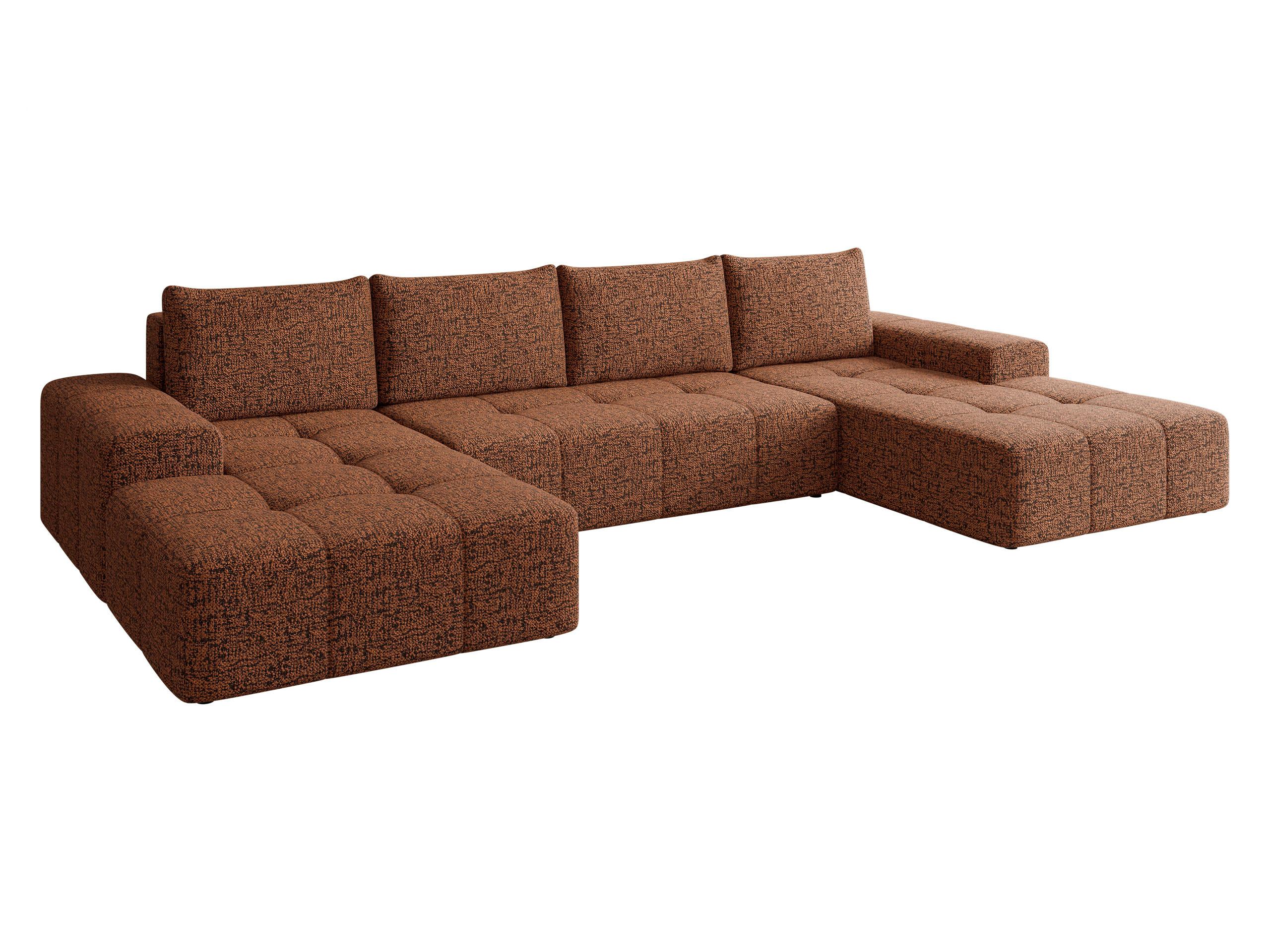WOHNLANDSCHAFT Tonseo U - Schwarz/Bronzefarben, Holz/Kunststoff (344/78/173cm) - MIRJAN24