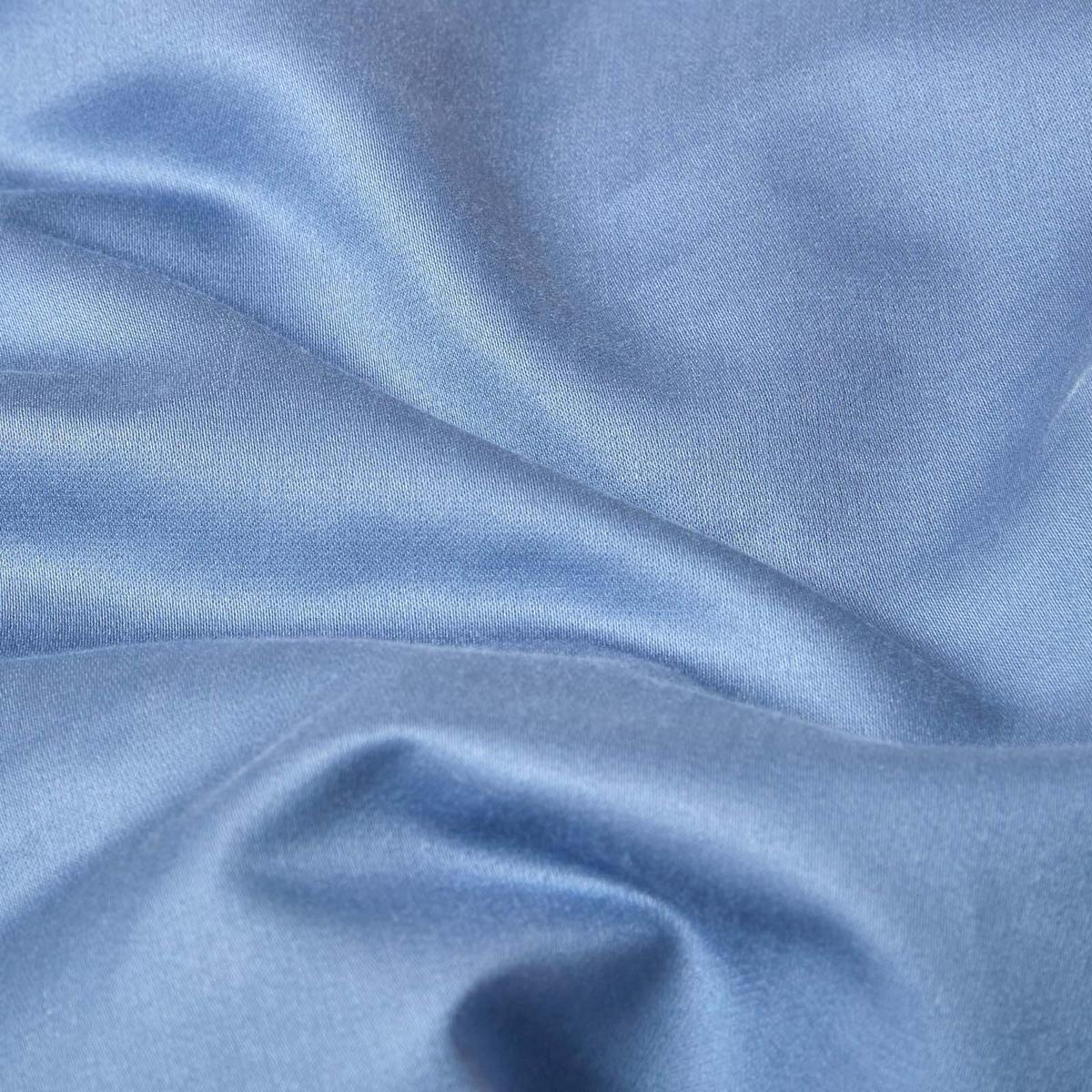 KISSENBEZUG Premium, Ägyptische Baumwolle, Fadendichte 1000 - Blau, Textil (48/74cm) - Homescapes