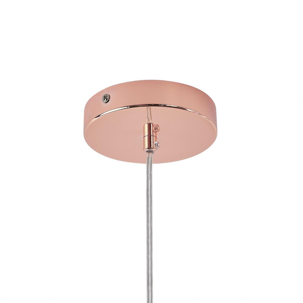 HÄNGELEUCHTE Maguse 59/59/149 cm - Kupferfarben, Metall (59/59/149cm) - Beliani