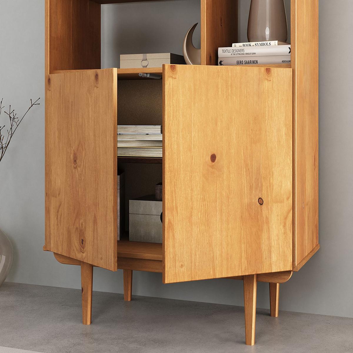 HIGHBOARD SIMONA Eiche - Eichefarben, Holz (80/133/37cm) - IDIMEX