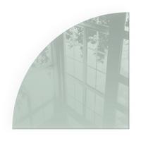 GLASPLATTE für Kamin 100x100 cm - Grün, Glas (100/100/0.4cm) - TULUP