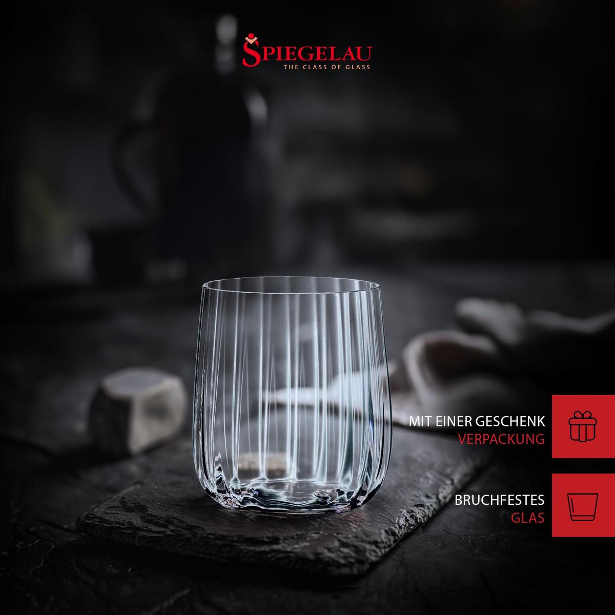 TUMBLER Lifestyle transparent 340 ml 4er Set - Transparent, Glas (0.34L) - Spiegelau