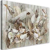 WANDBILD saint lotos blumen - Pink, Textil (60/40cm) - Feeby