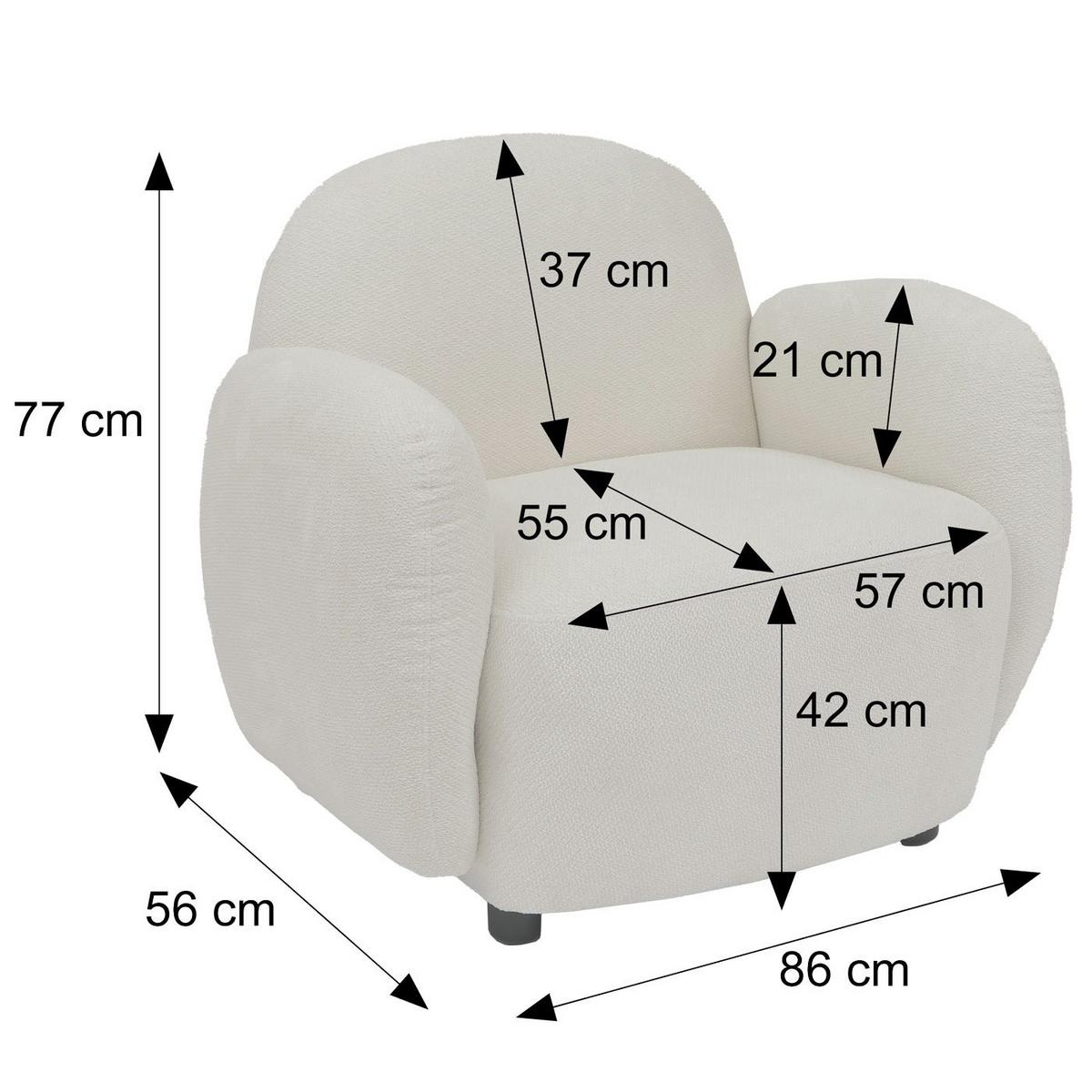 SESSEL Braun - Braun, Textil (86/77/56cm) - MCW