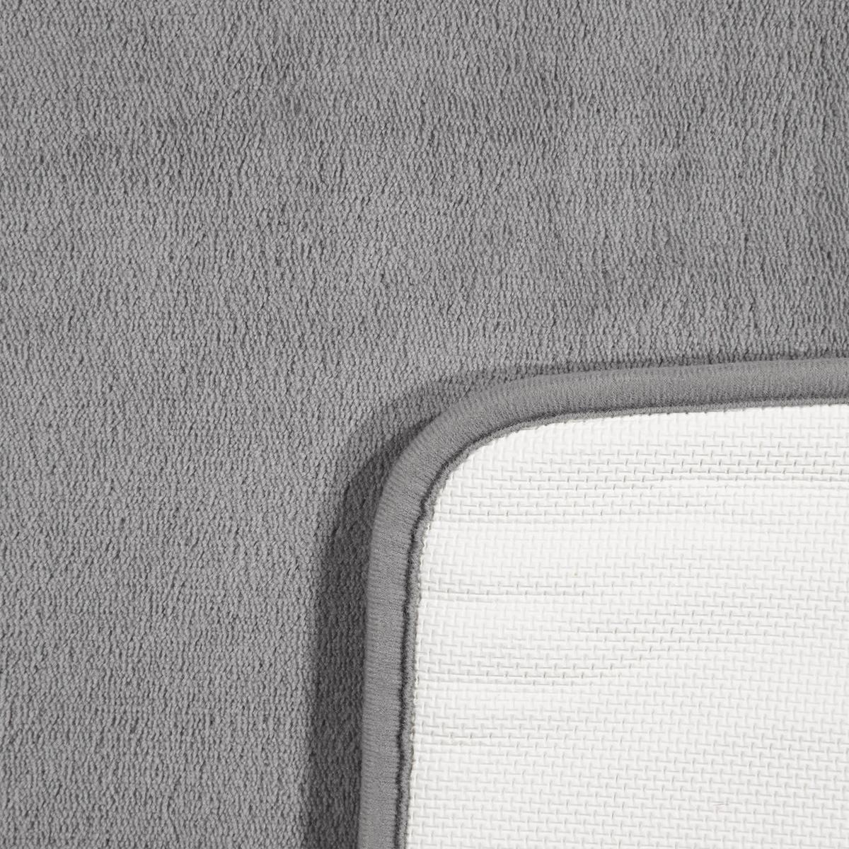 FLACHWEBTEPPICH Waschbar handgewebt, einfarbig, Grau, 60 x 100 cm - Grau, Textil (100/60cm) - KADIMA DESIGN
