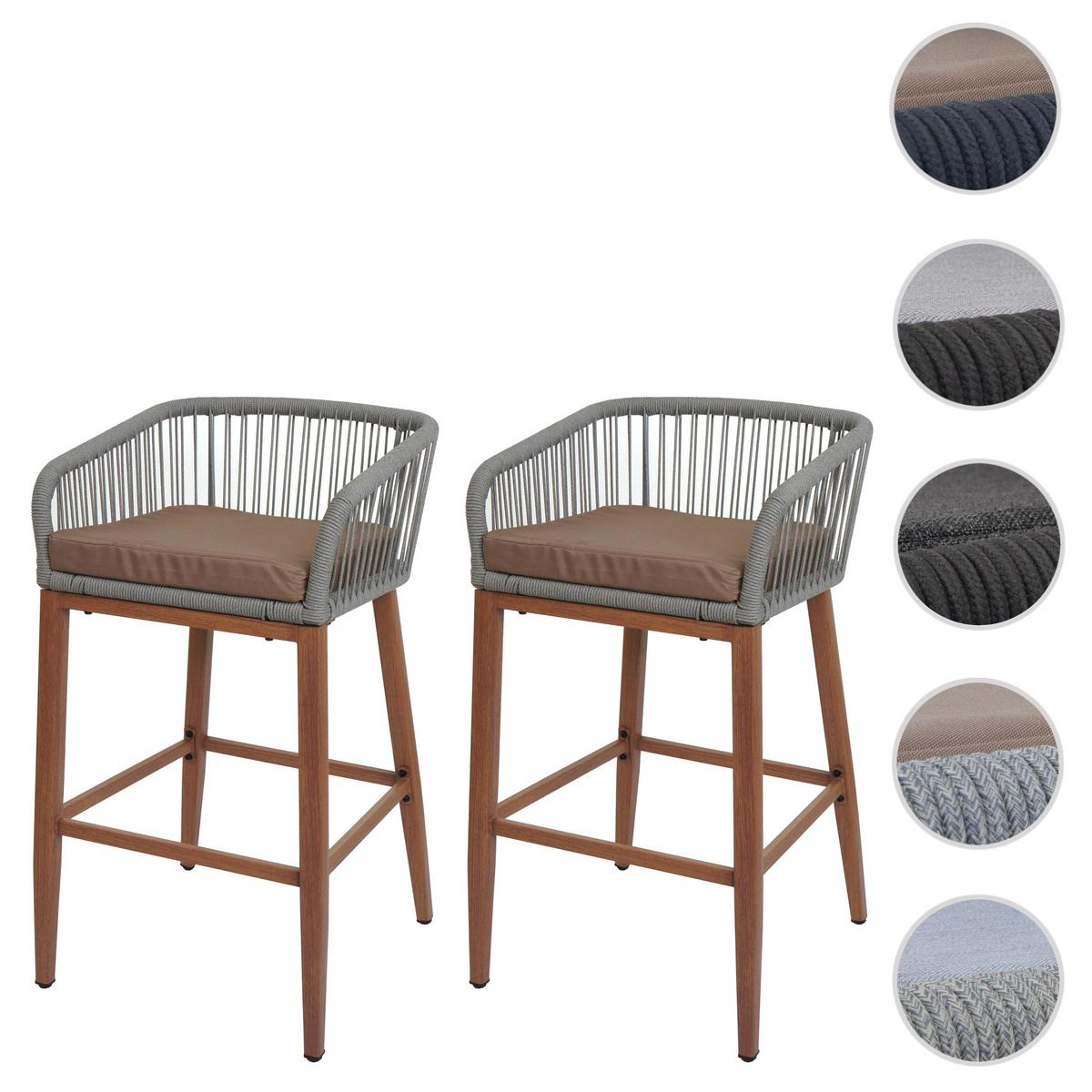 BARHOCKER Hellgrau, Taupe - Taupe/Hellgrau, Metall (51/92/53cm) - MCW