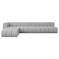 ECKSOFA modulares Sofa Darnel-L3 - 387x177x70 cm Hellgrau - Hellgrau, Holzwerkstoff/Textil (387/177cm) - ALTDECOR