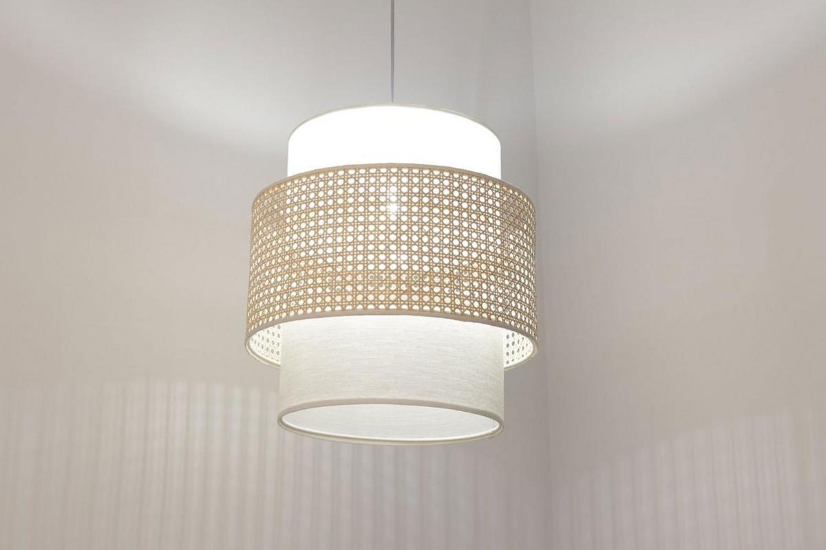HÄNGELEUCHTE Weiß 40/44 cm - Weiß, Kunststoff (40/1.2/44cm) - ONZENO
