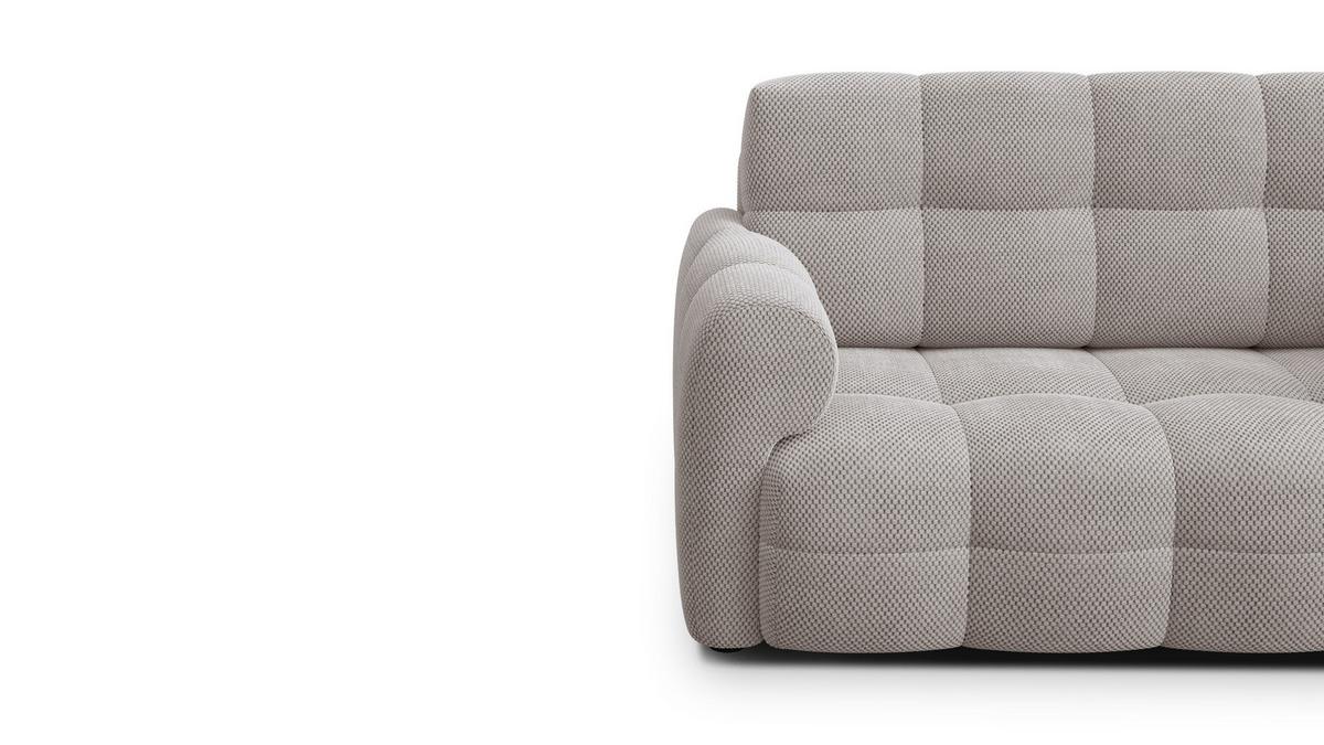 SOFA MELLOW 2-Sitzer, beige - Beige/Schwarz, Holz/Textil (153/87/98cm) - Wozimo